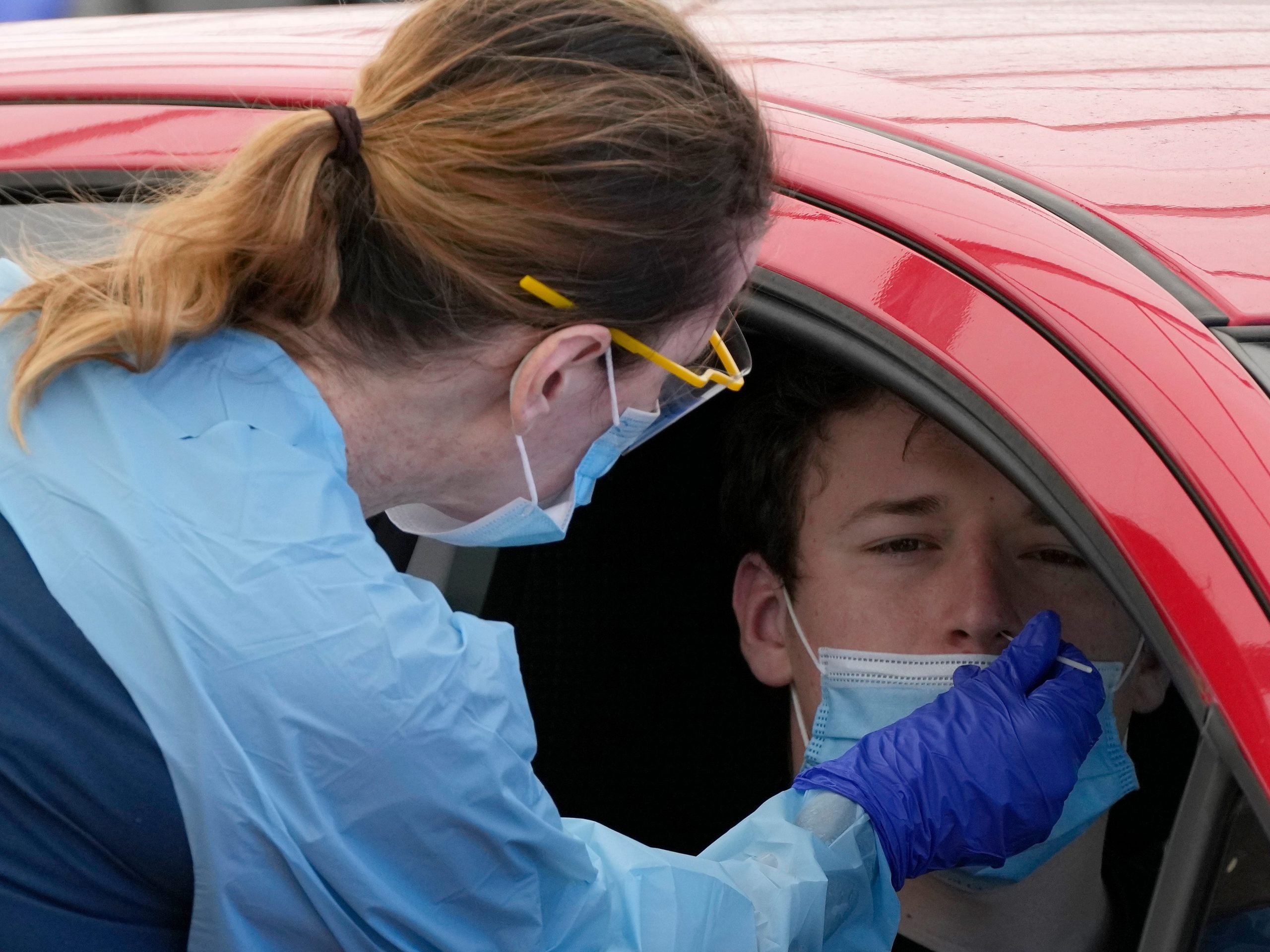 Covid test in Sydney, Australia