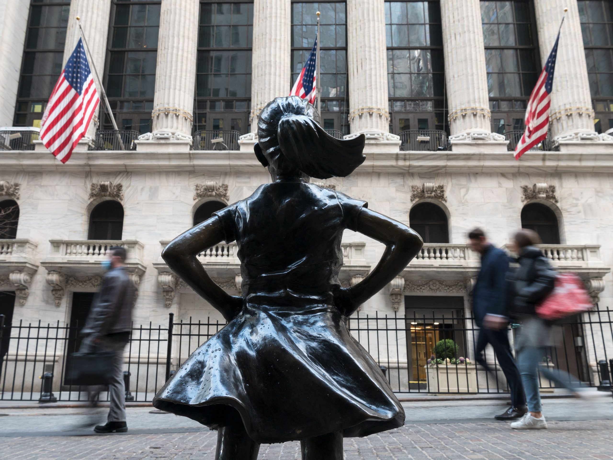 Wall Street girl stocks investing