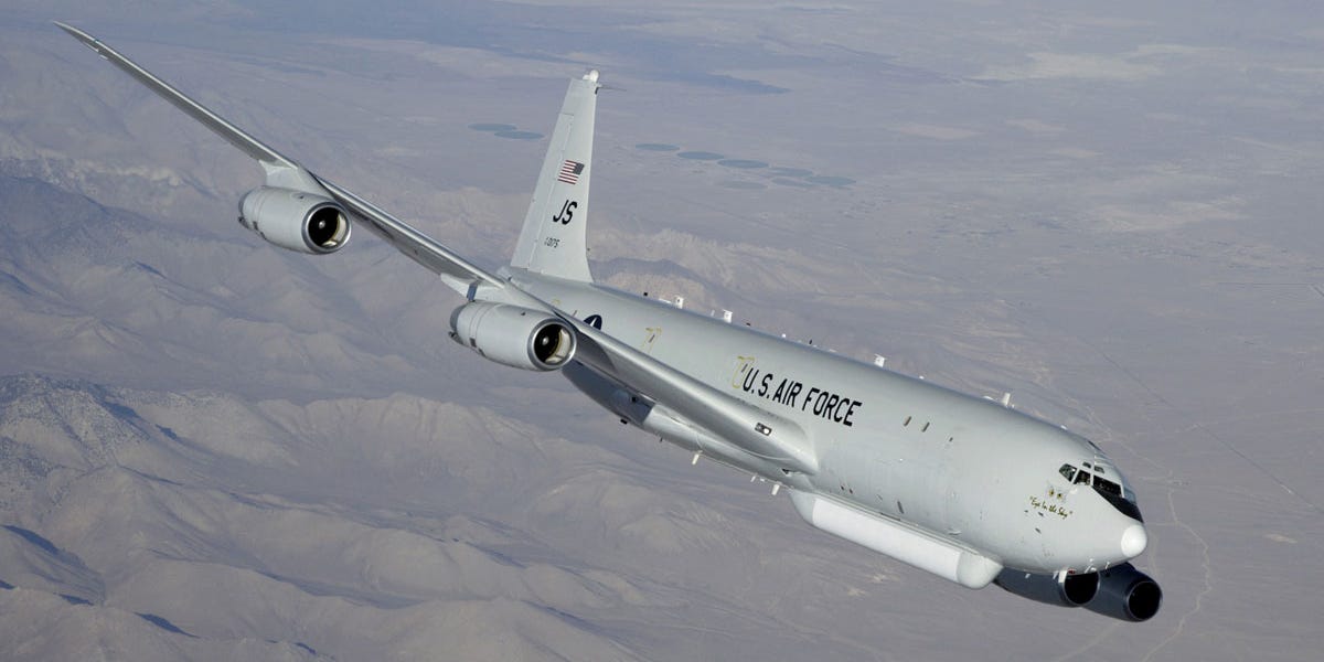 E-8C JSTARS aircraft