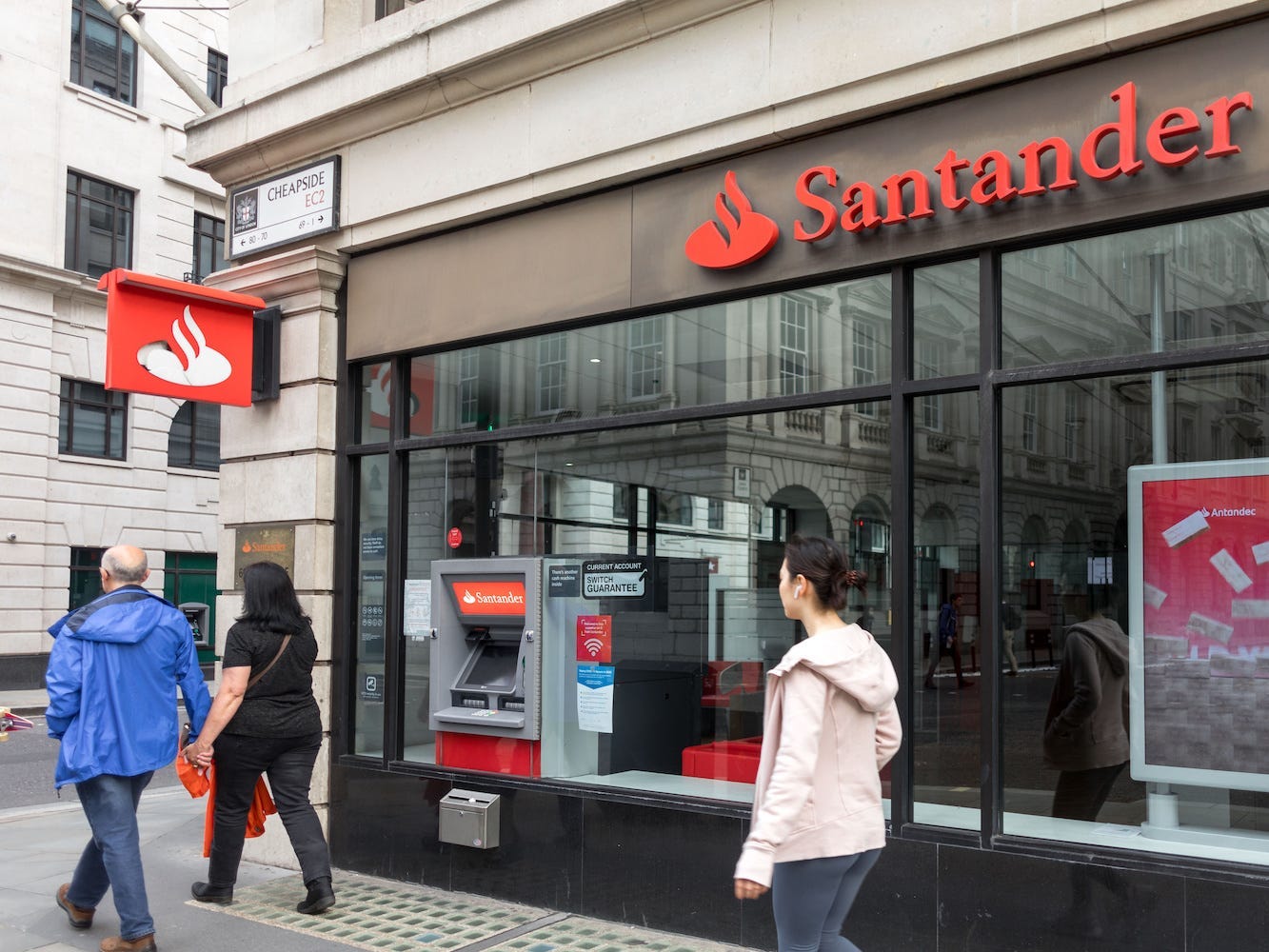 A Santander branch.