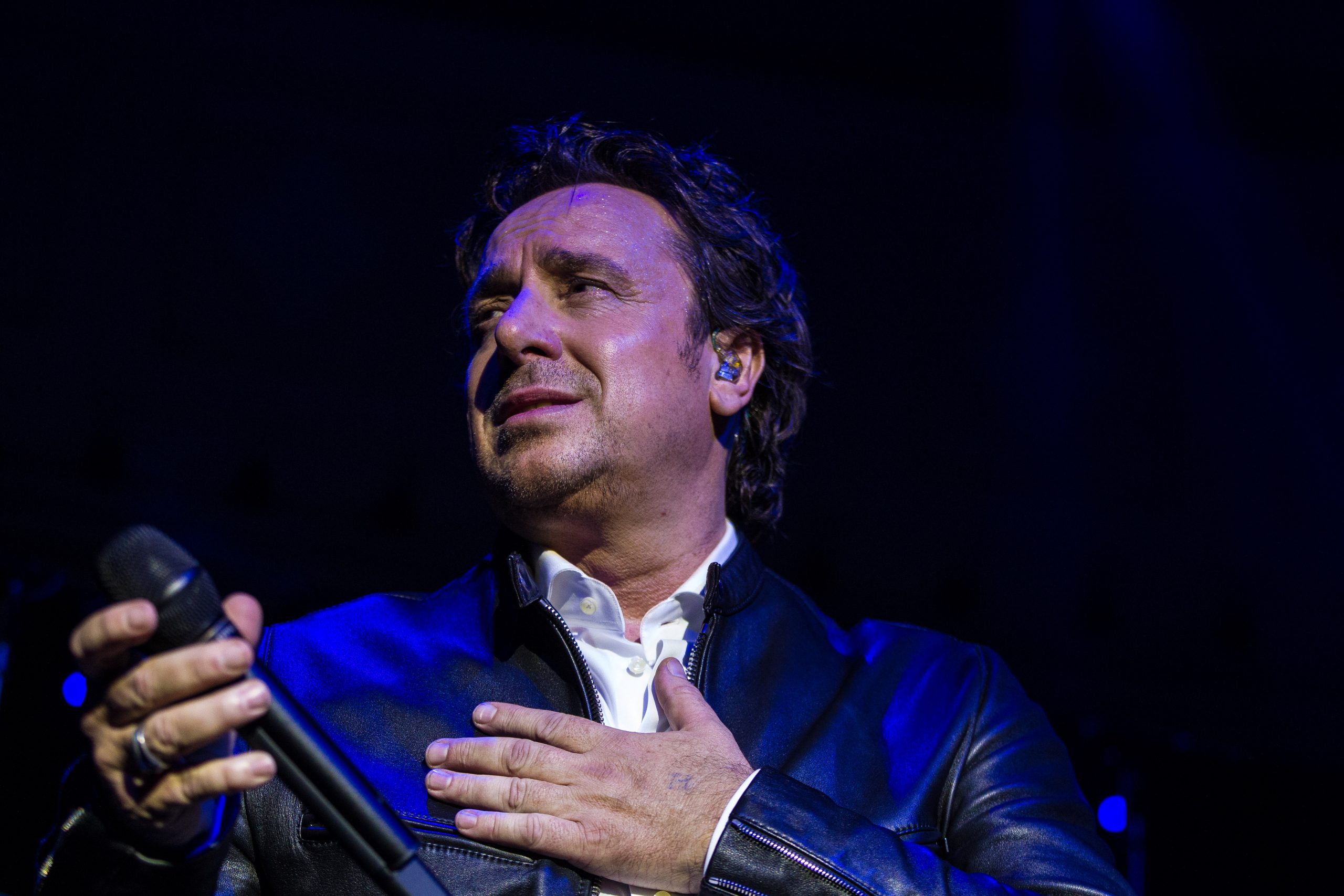 Marco Borsato tijdens een optreden in Paradiso in 2017. Foto: ANP/Paul Bergen