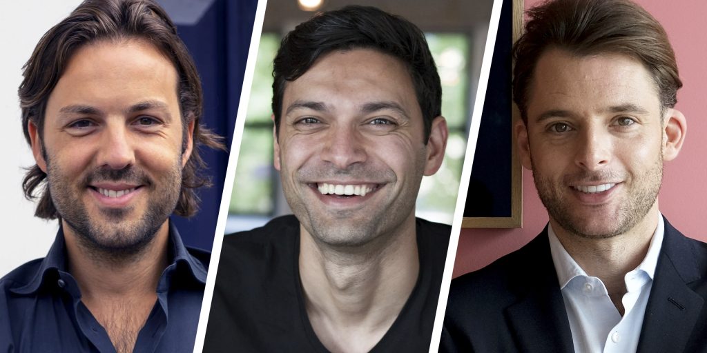 Adriaan Mol, Ali Niknam en Robert Vis.