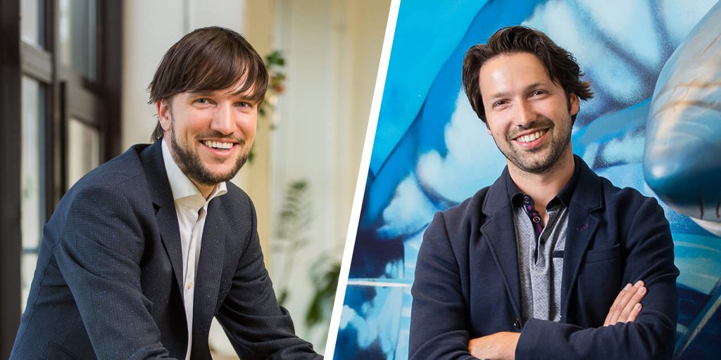 Links Thomas van den Ende (CFO), rechts Matthijs van den Ende (CEO).