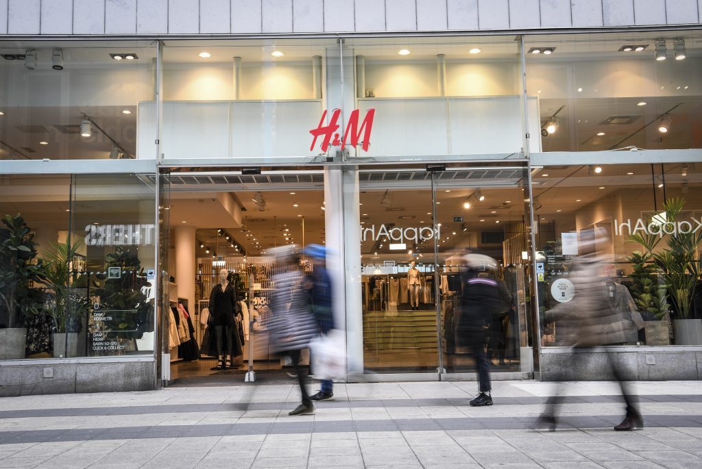 Een winkel van H&M in Stockholm