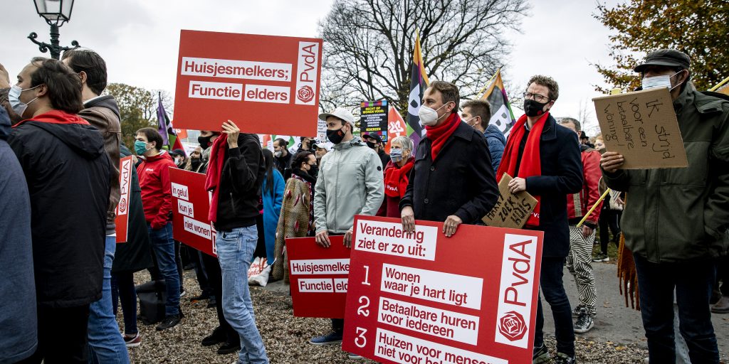 Woonprotest in Den Haag