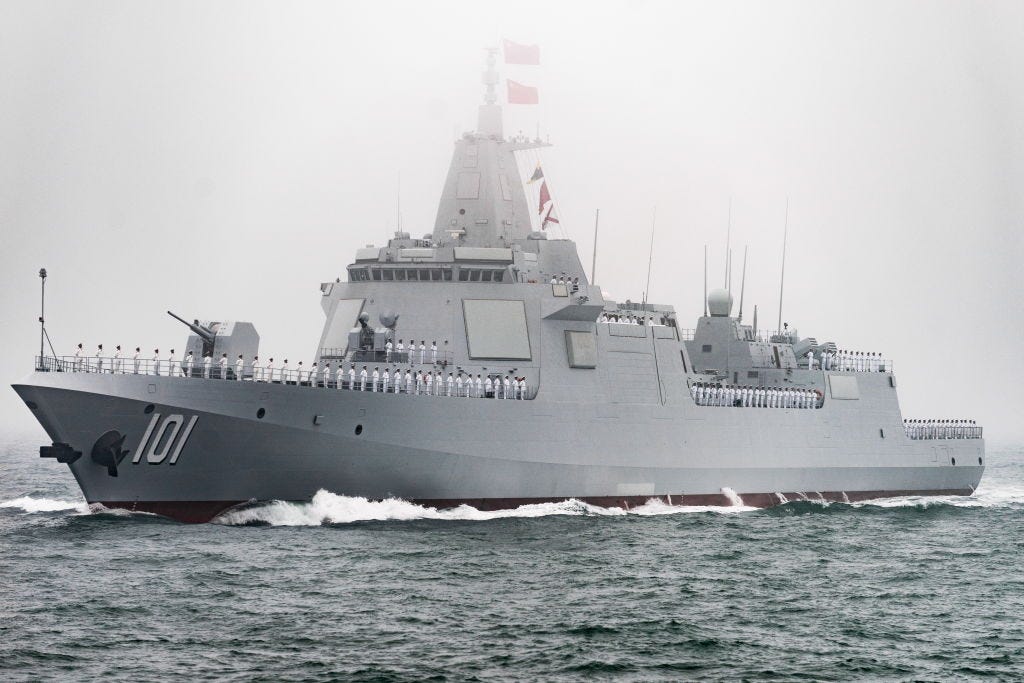 A Chinese Type 055 destroyer