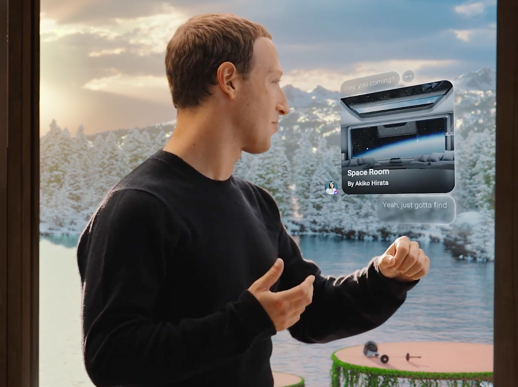 Mark Zuckerberg in the metaverse