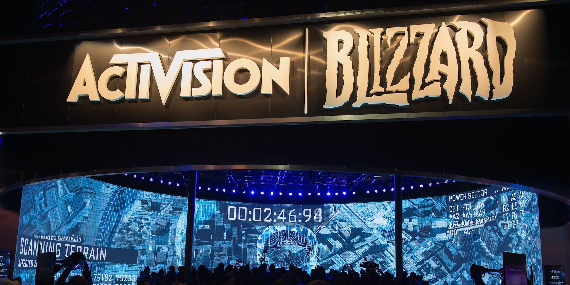 Blizzard activision booth at E3