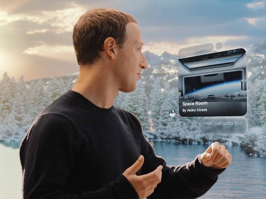 Mark Zuckerberg in the metaverse