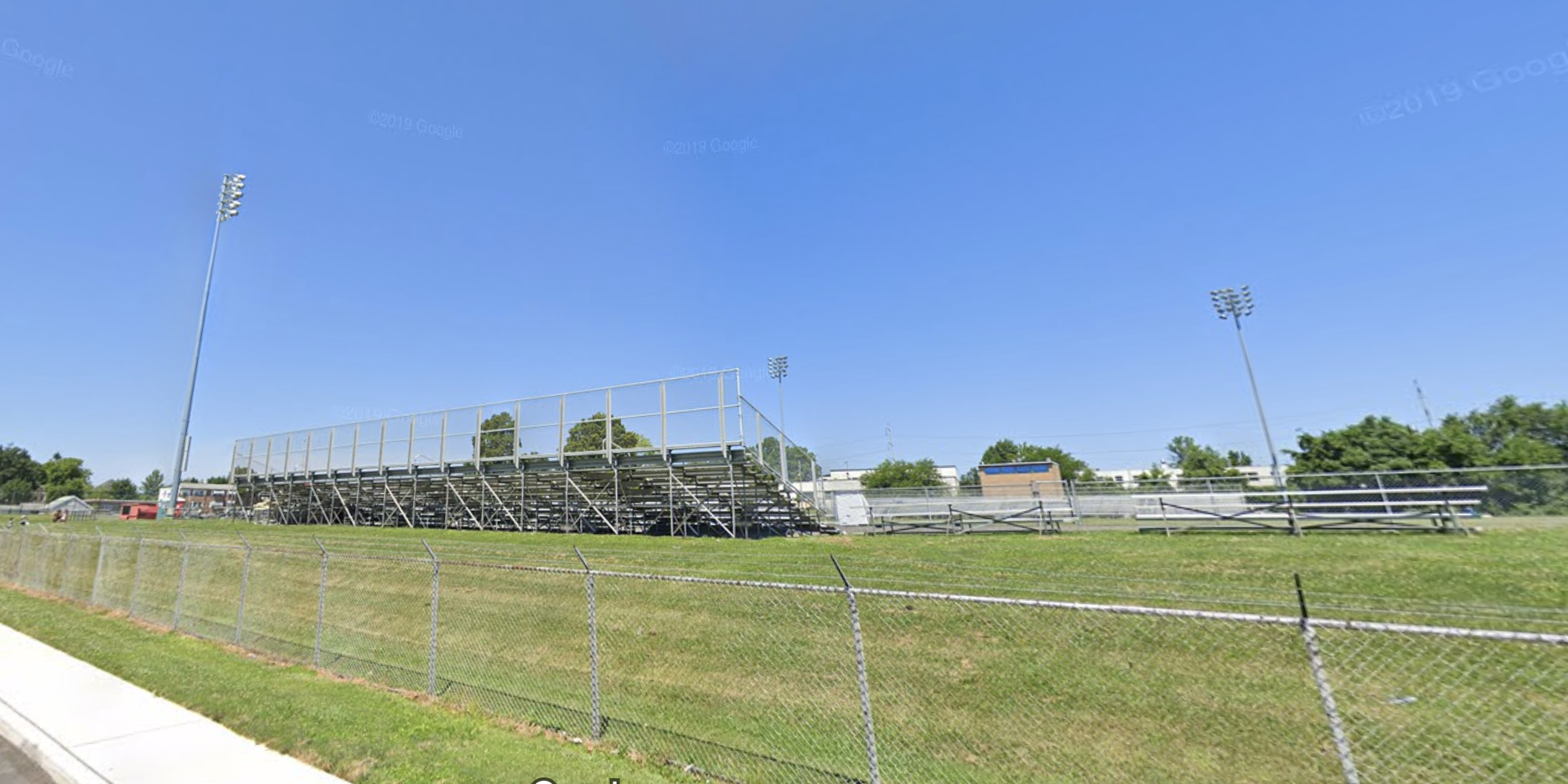 Sharon Hill Pennsylvania football field, site of Fanta Bility killing