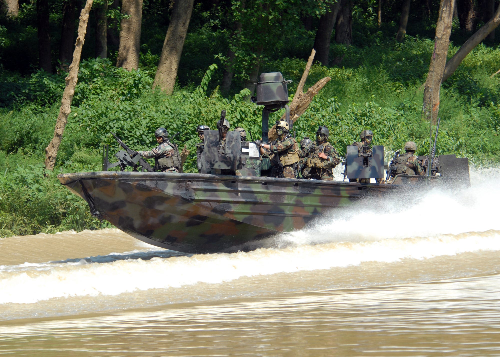 Special Warfare Combatant-craft Crewman in a Special Operations Craft-Riverine