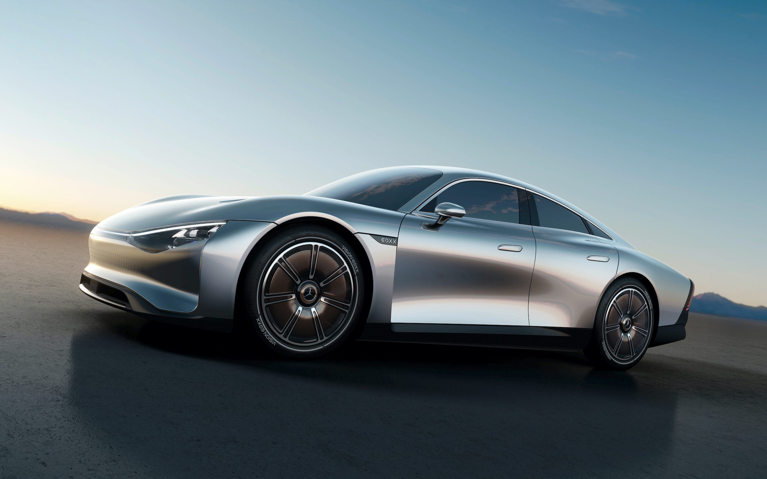 Mercedes-Benz Vision EQXX concept EV.