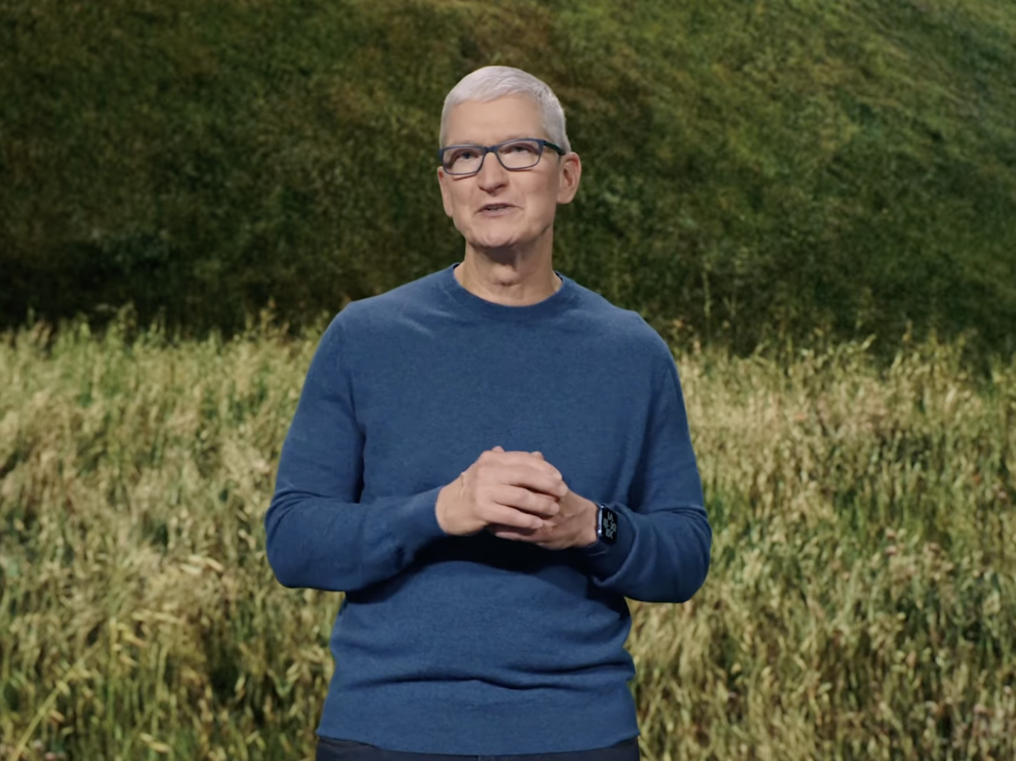 Tim Cook at Apple's iPhone 13 event