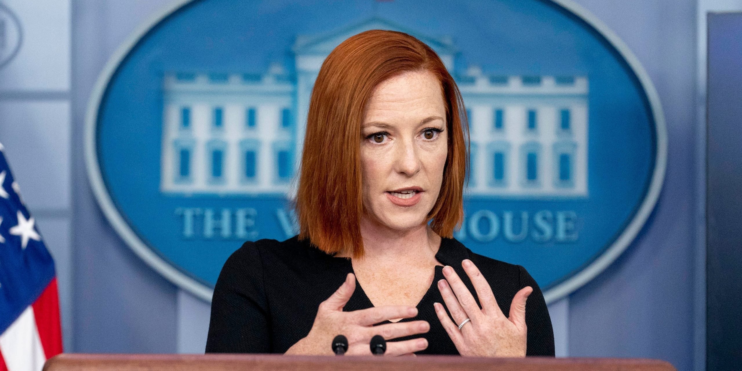 White House press secretary Jen Psaki speaks at a press briefing at the White House in Washington, Tuesday, Jan. 4, 2022.