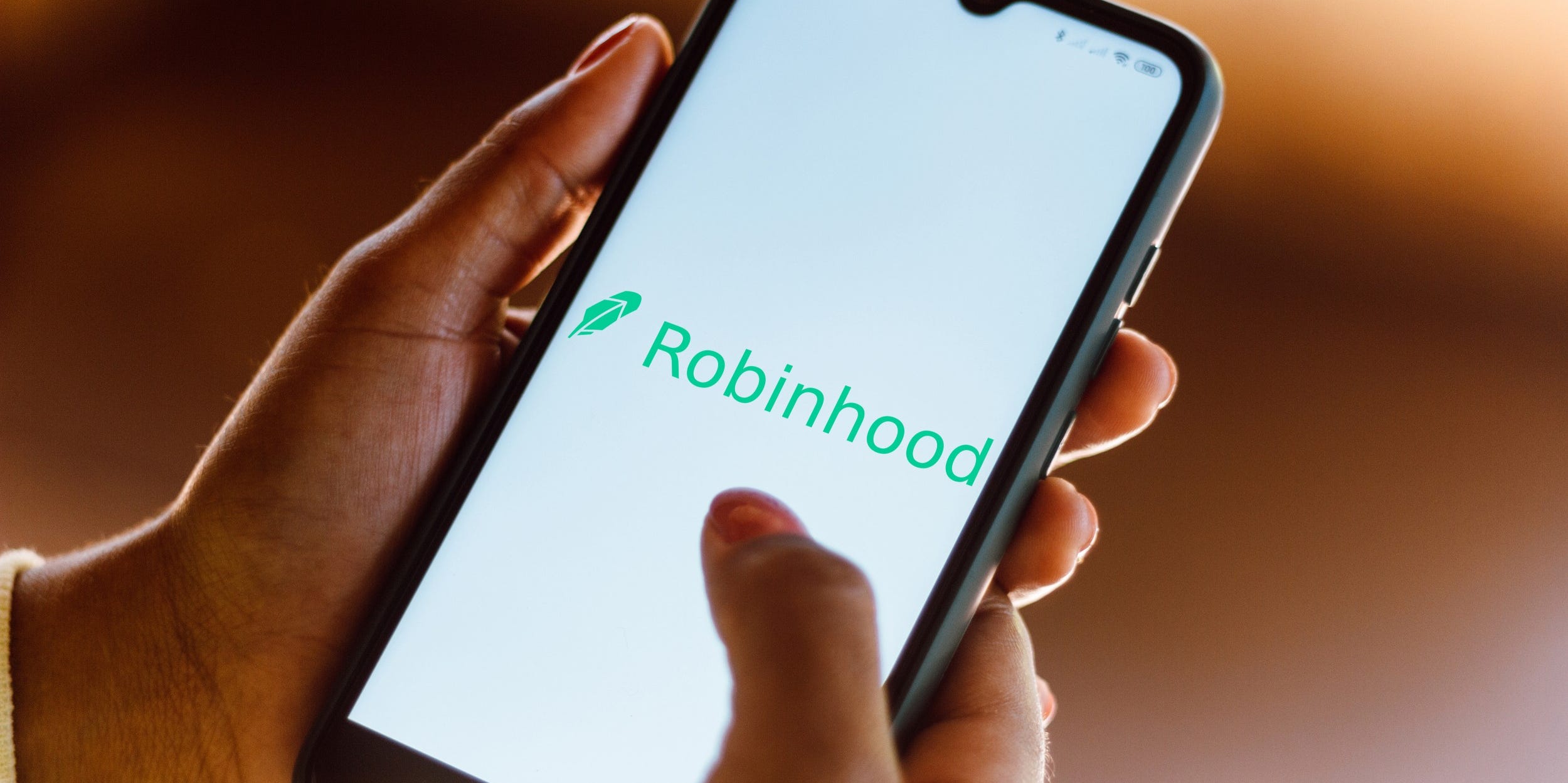 Robinhood app on phone