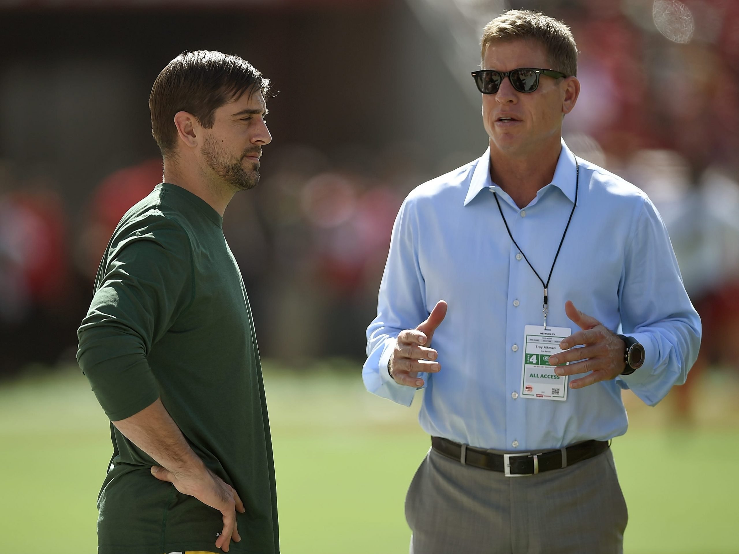 Troy Aikman Aaron Rodgers