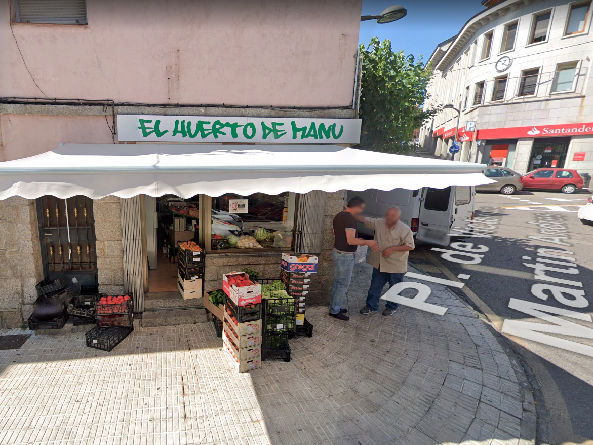 A Google Street View image of a grocery shop was used to pinpoint the location of Gioacchino Gammino.