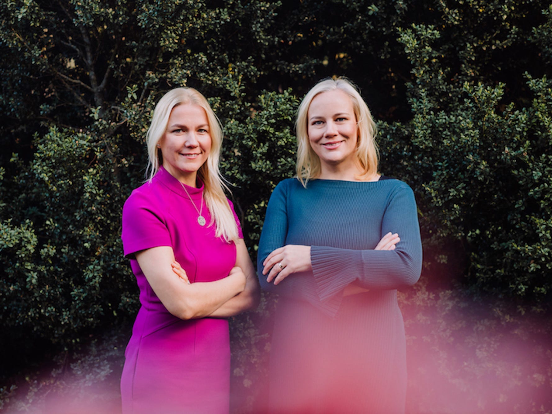 Grünfin cofounders Karin Nemec (CEO) and Triin Hertmann (COO).