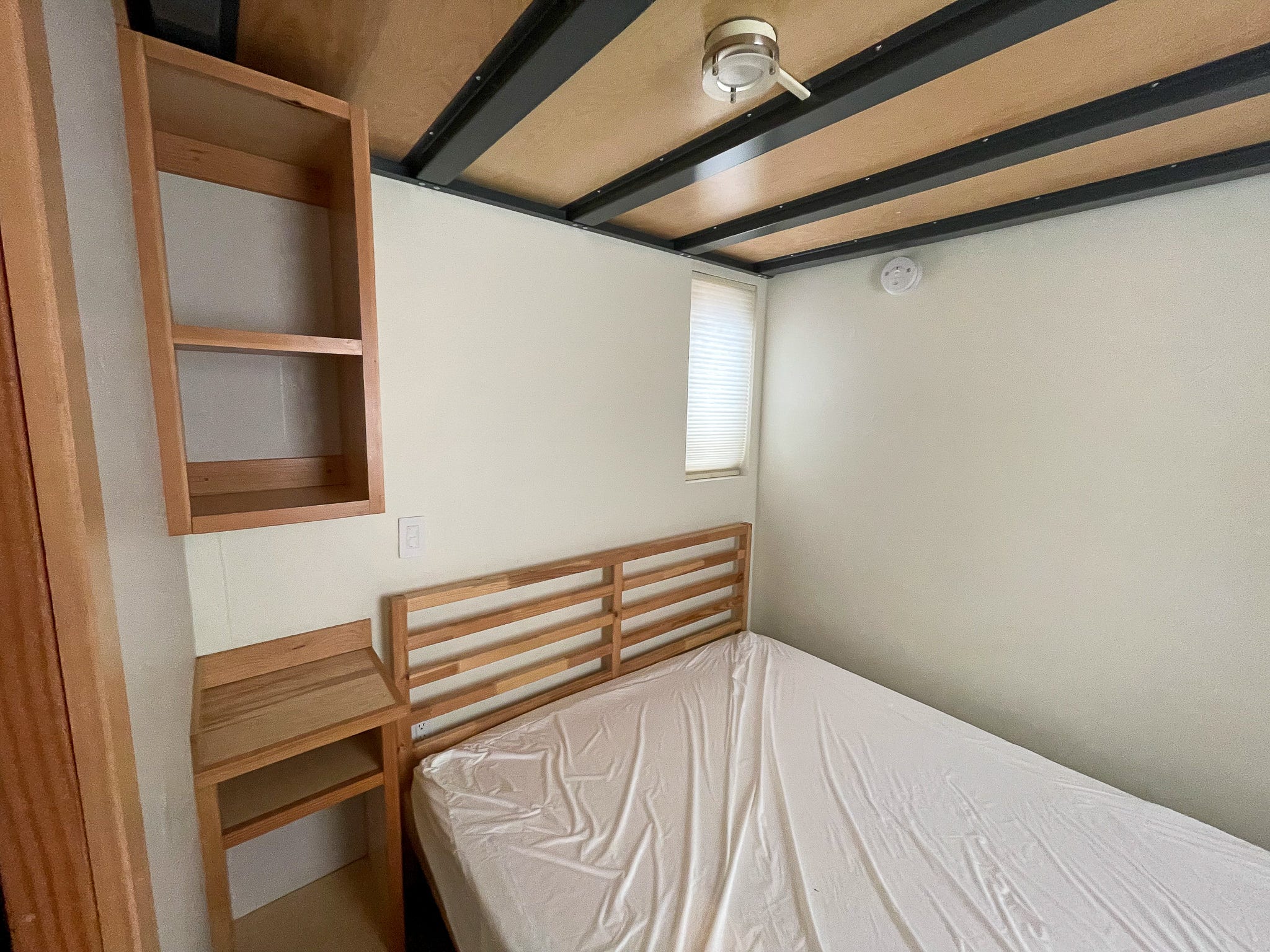 The interior of tiny homes owned by Aspen Skiing Company at the Aspen Basalt Campground in Colorado.