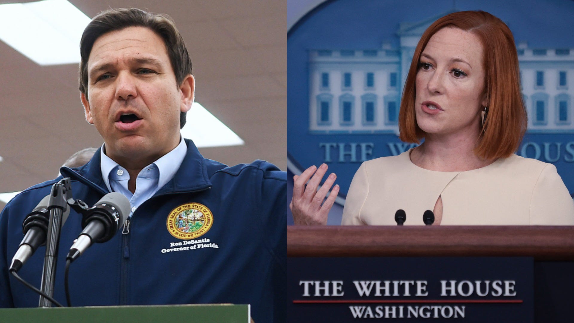 Ron DeSantis, Jen Psaki