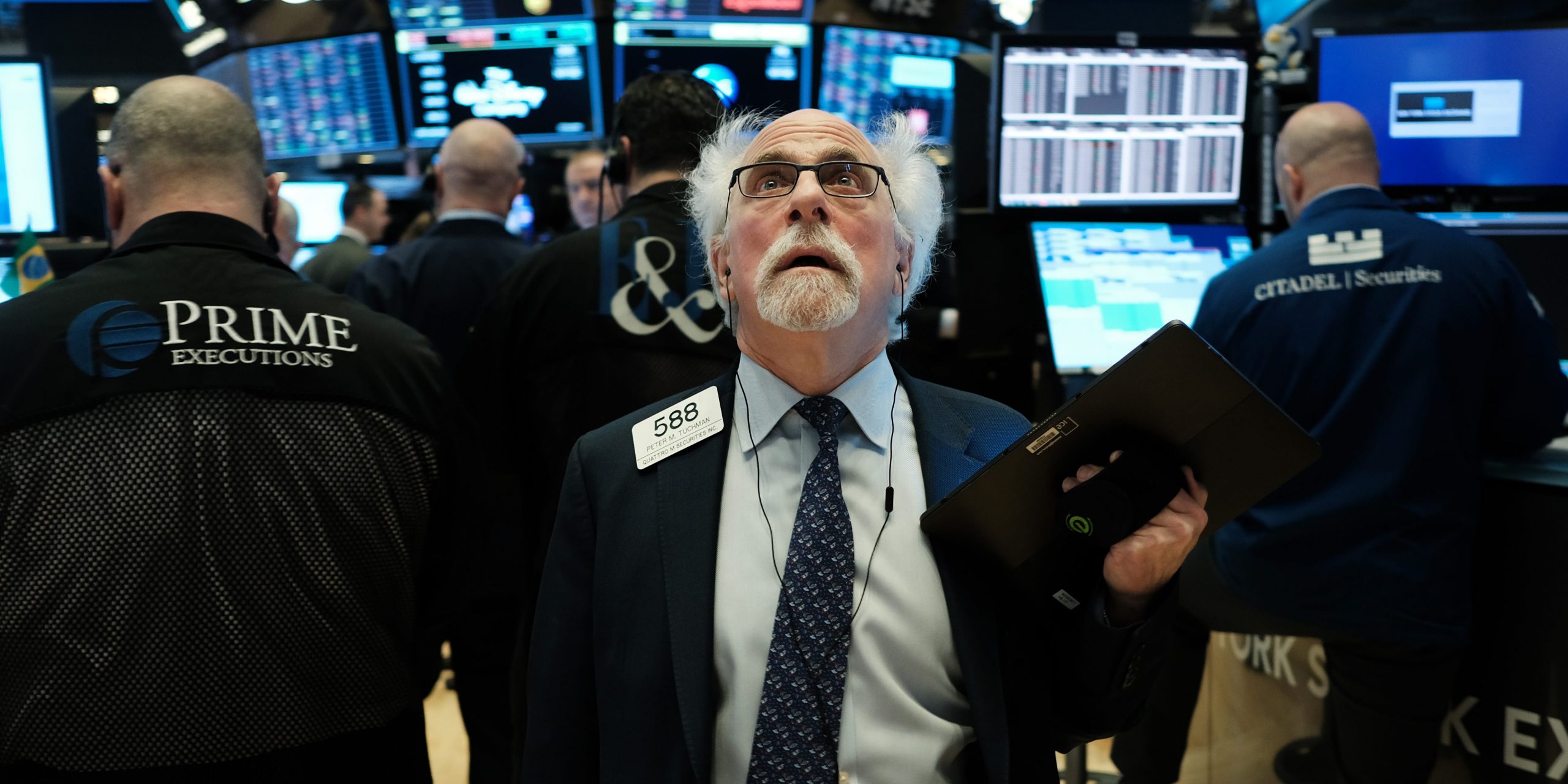 NYSE trader