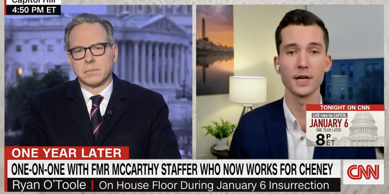 Ryan O'Toole, a former staffer for GOP leader Kevin McCarthy, talks with CNN's Jake Tapper.