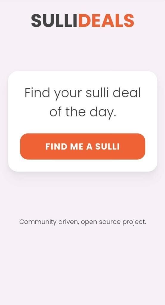 Sulli Deals app