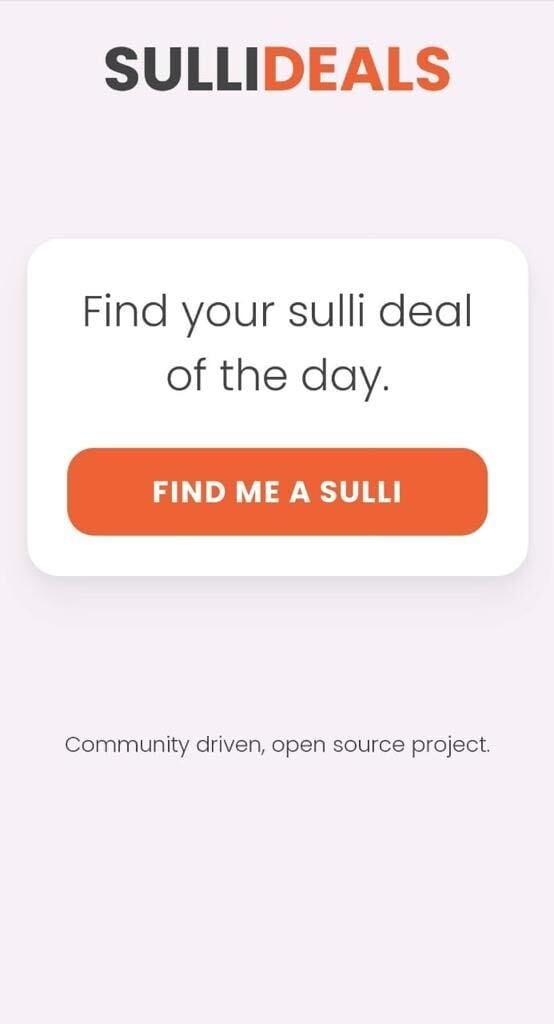 Sulli Deals app