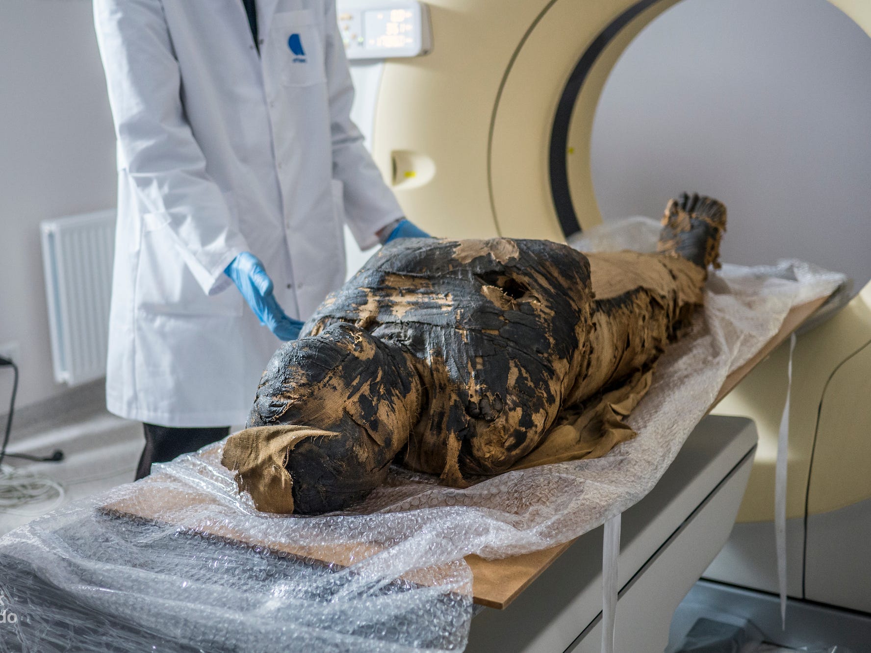 A mummy previously thought to be a priest named Hor-Djehuty.