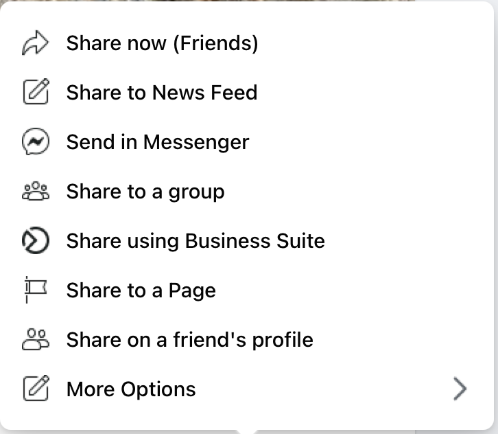 share options facebook