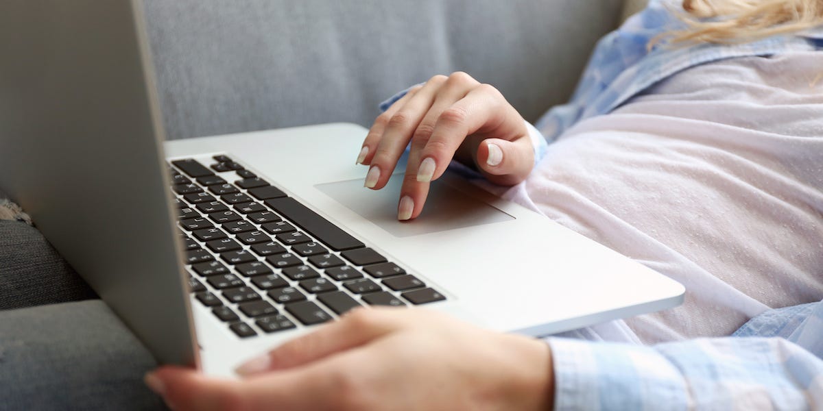 Woman on laptop