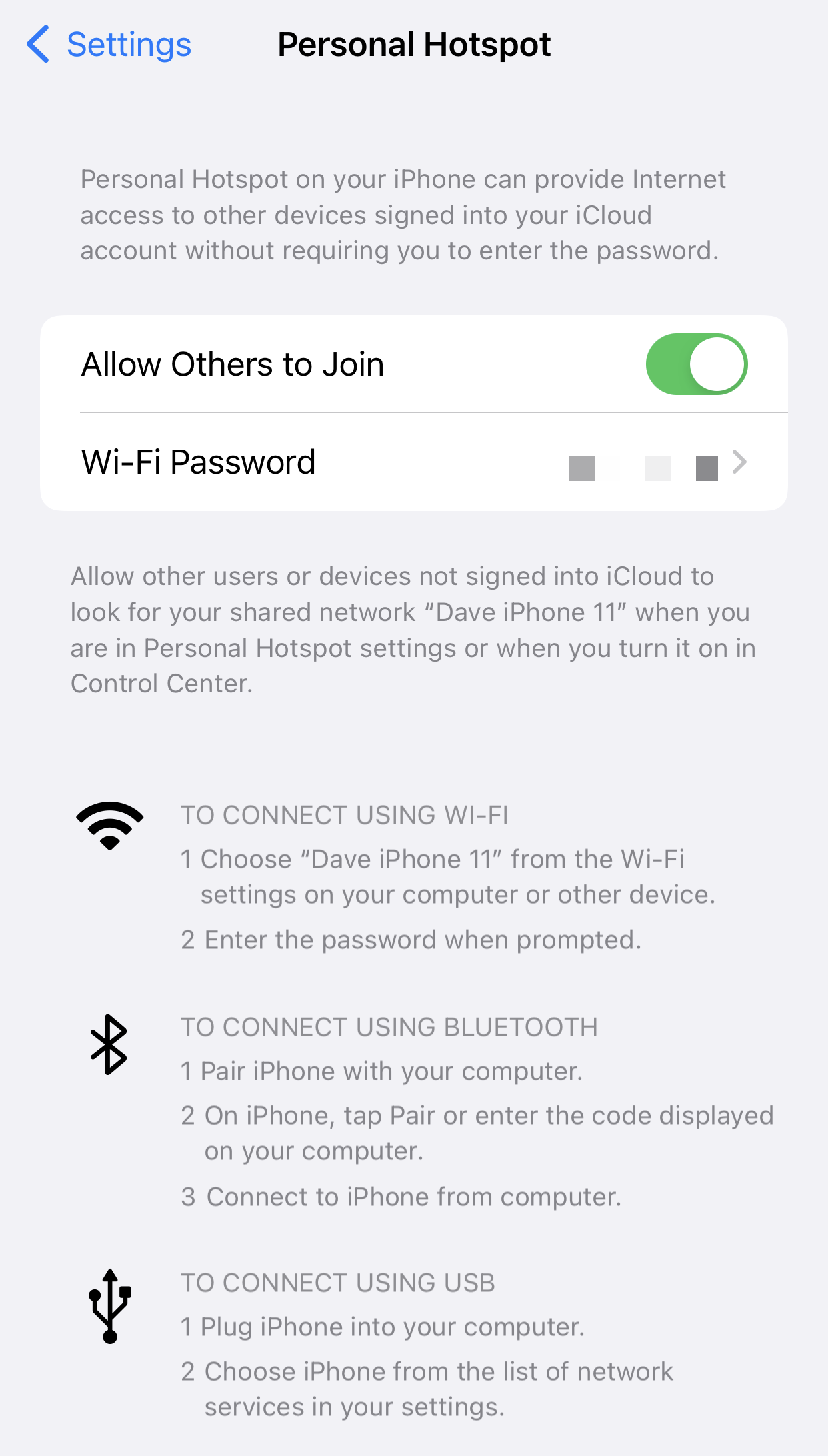 iphone hotspot