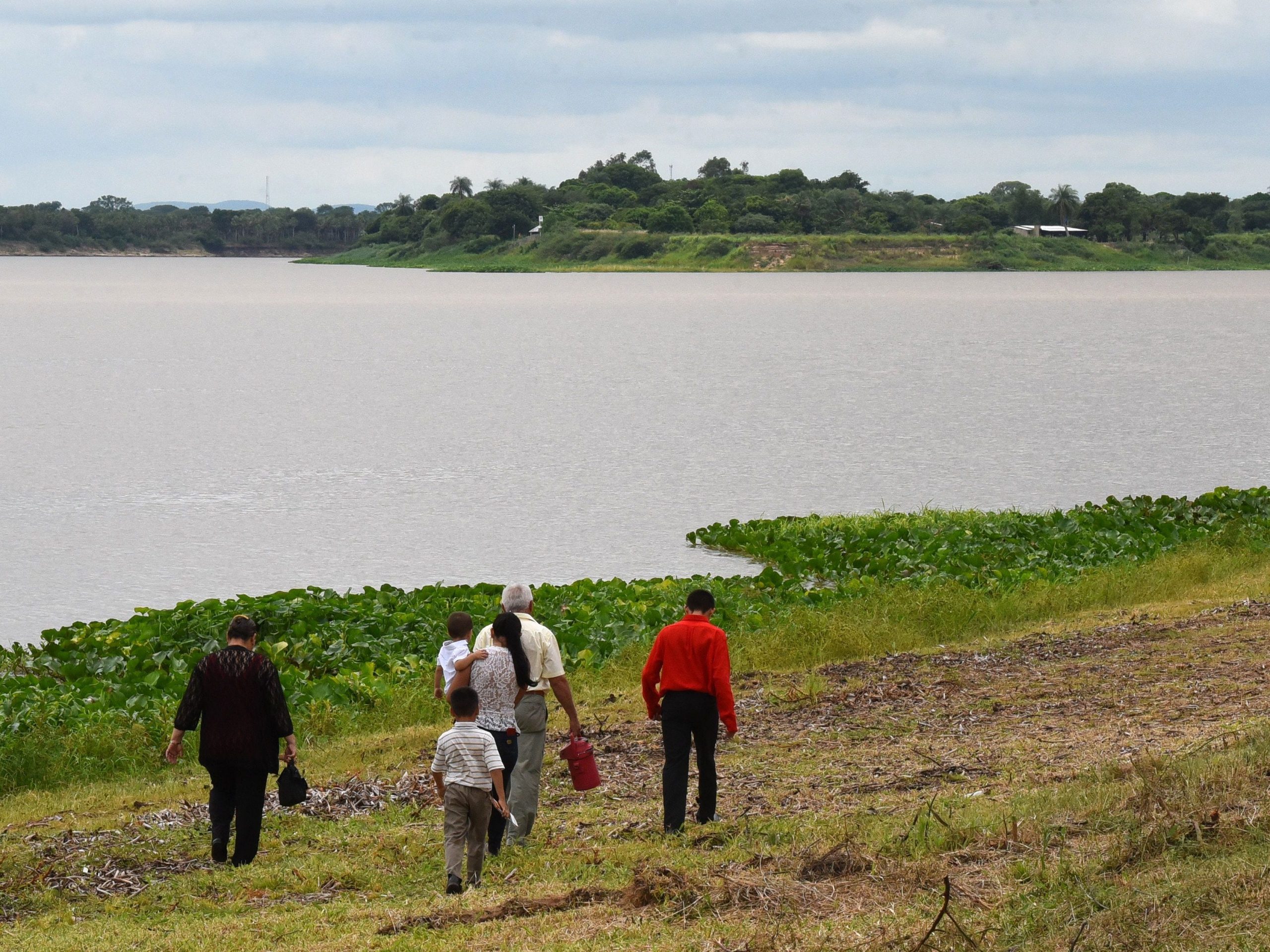 An image of the shore of Paraguay River.