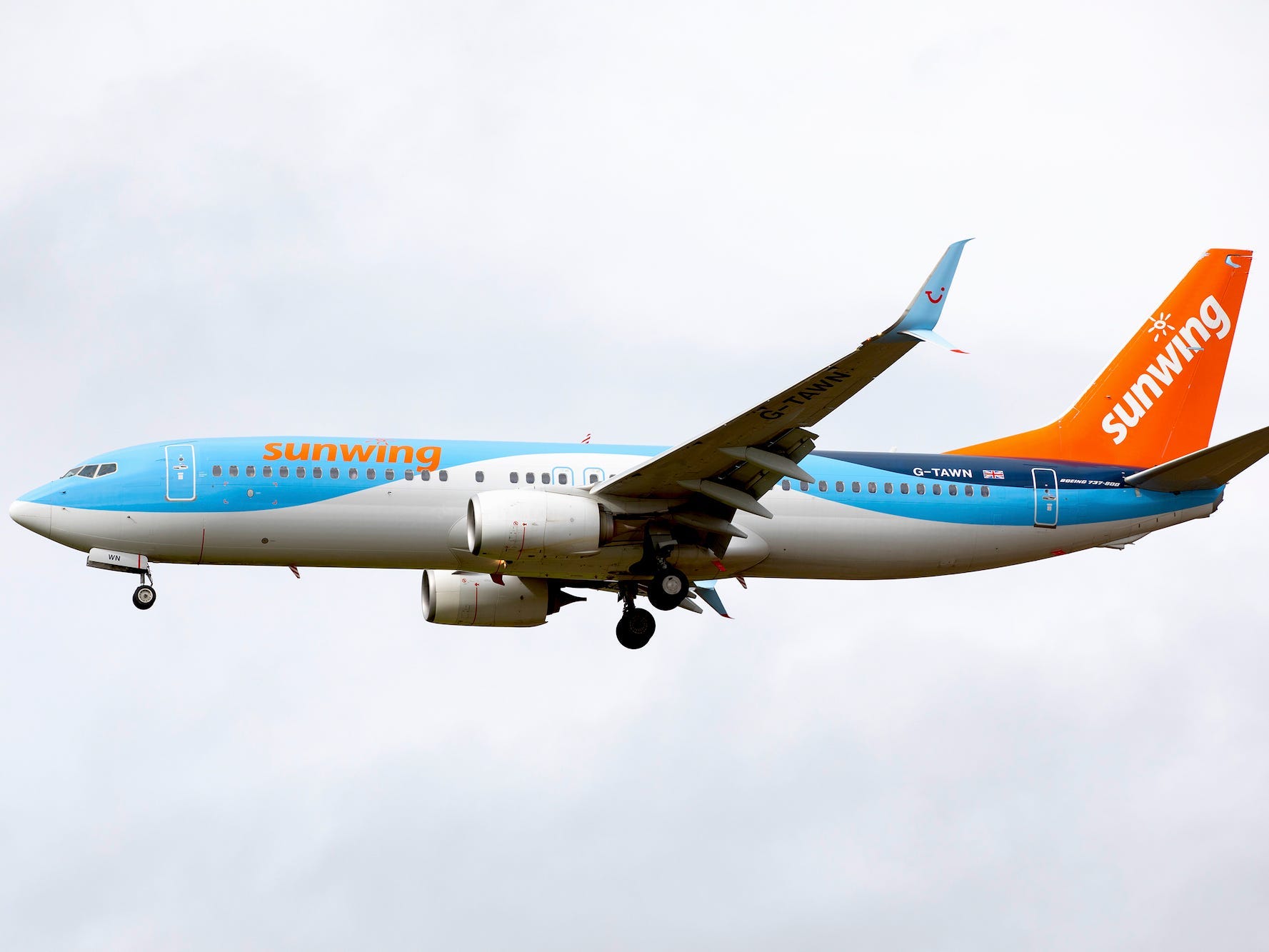 Sunwing Airlines plane