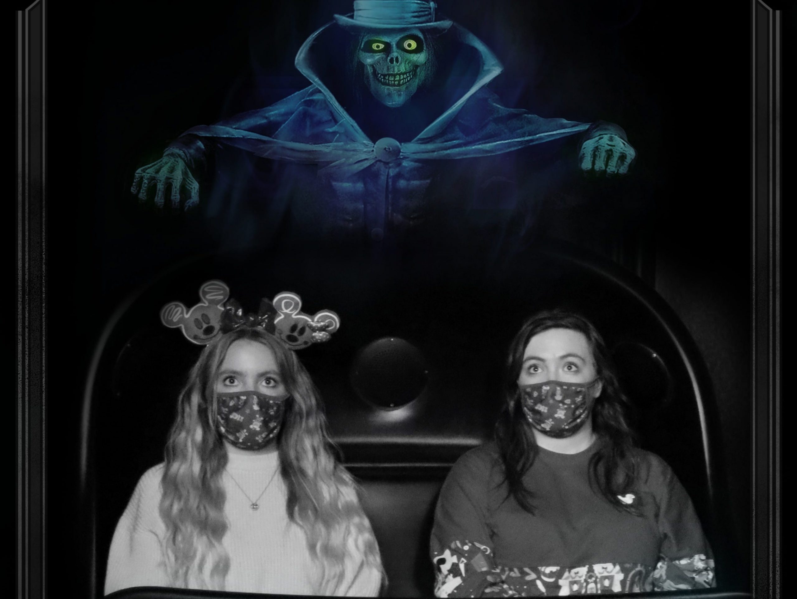 ride photo from haunted mansion at disney world