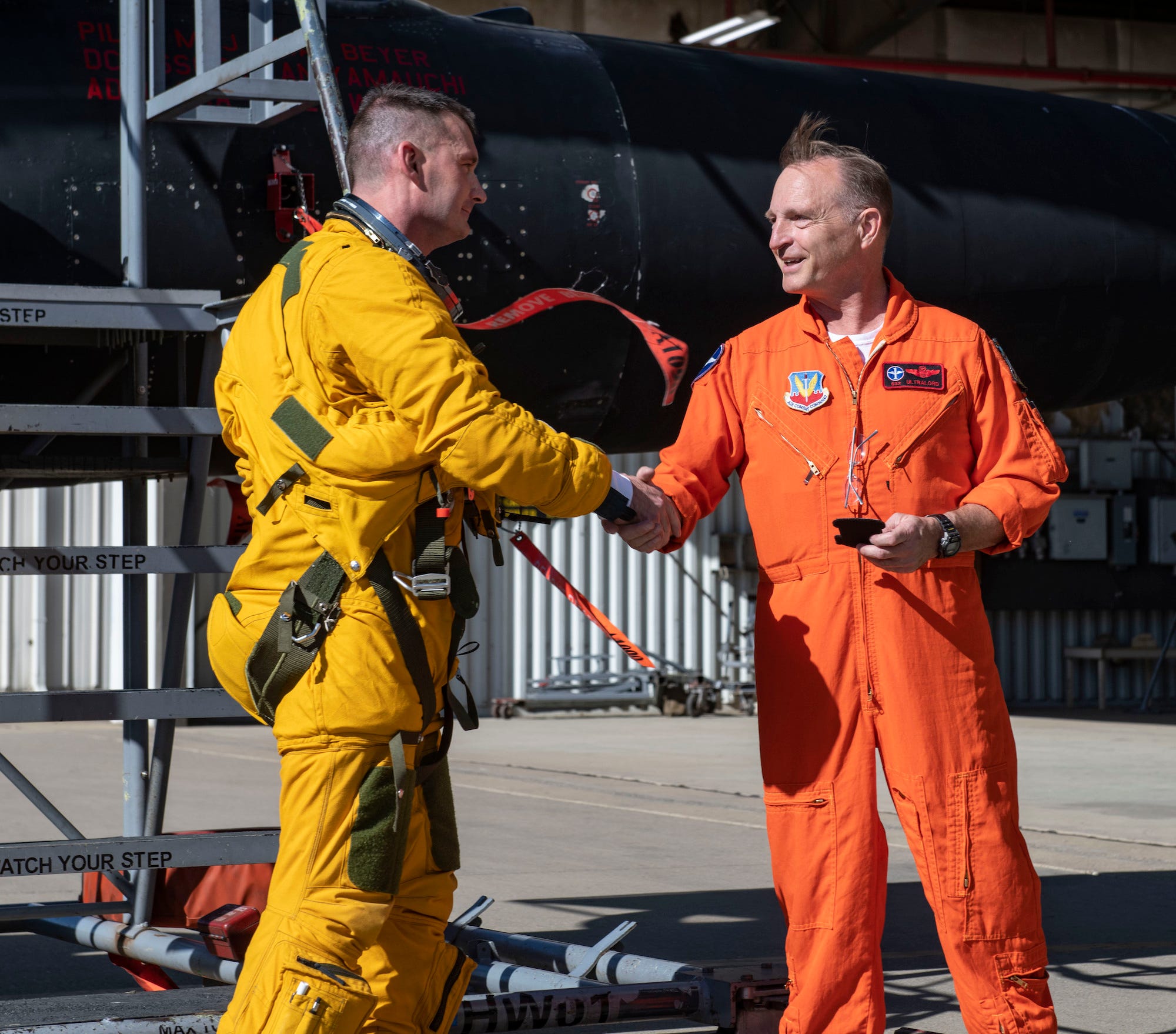 U-2 instructor pilots pressure suit