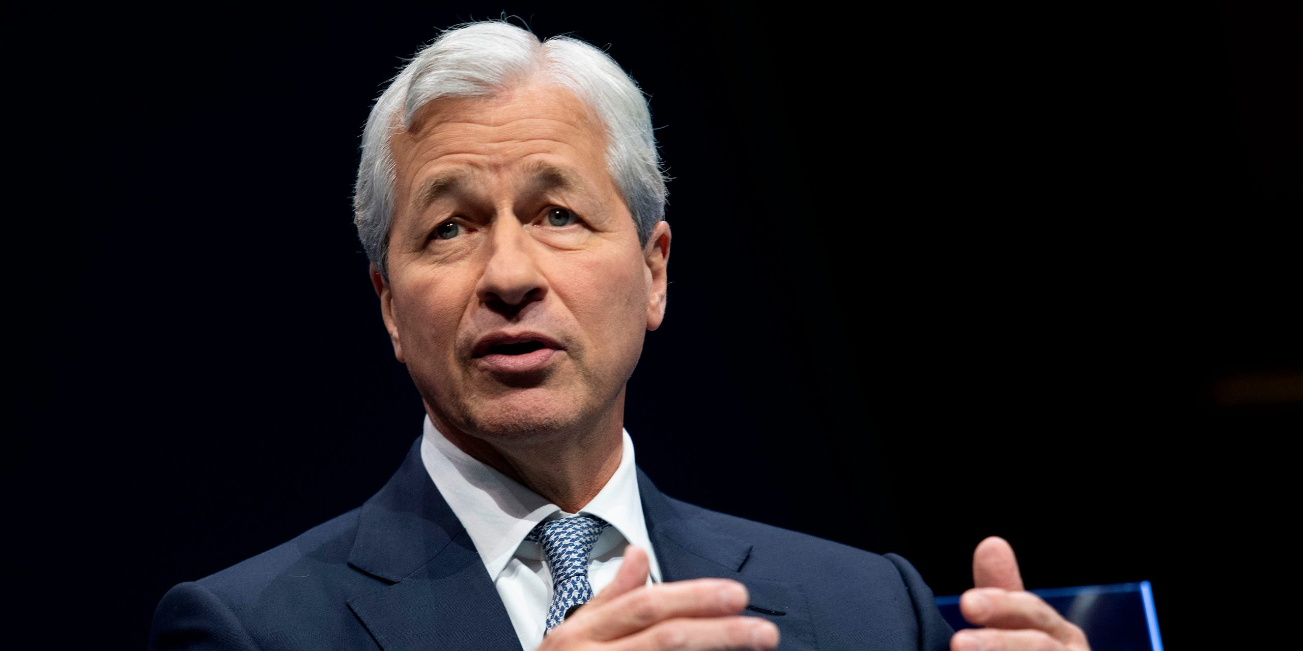 JPMorgan Chase & Co. CEO Jamie Dimon speaks during the Business Roundtable CEO Innovation Summit in Washington, DC on December 6, 2018.