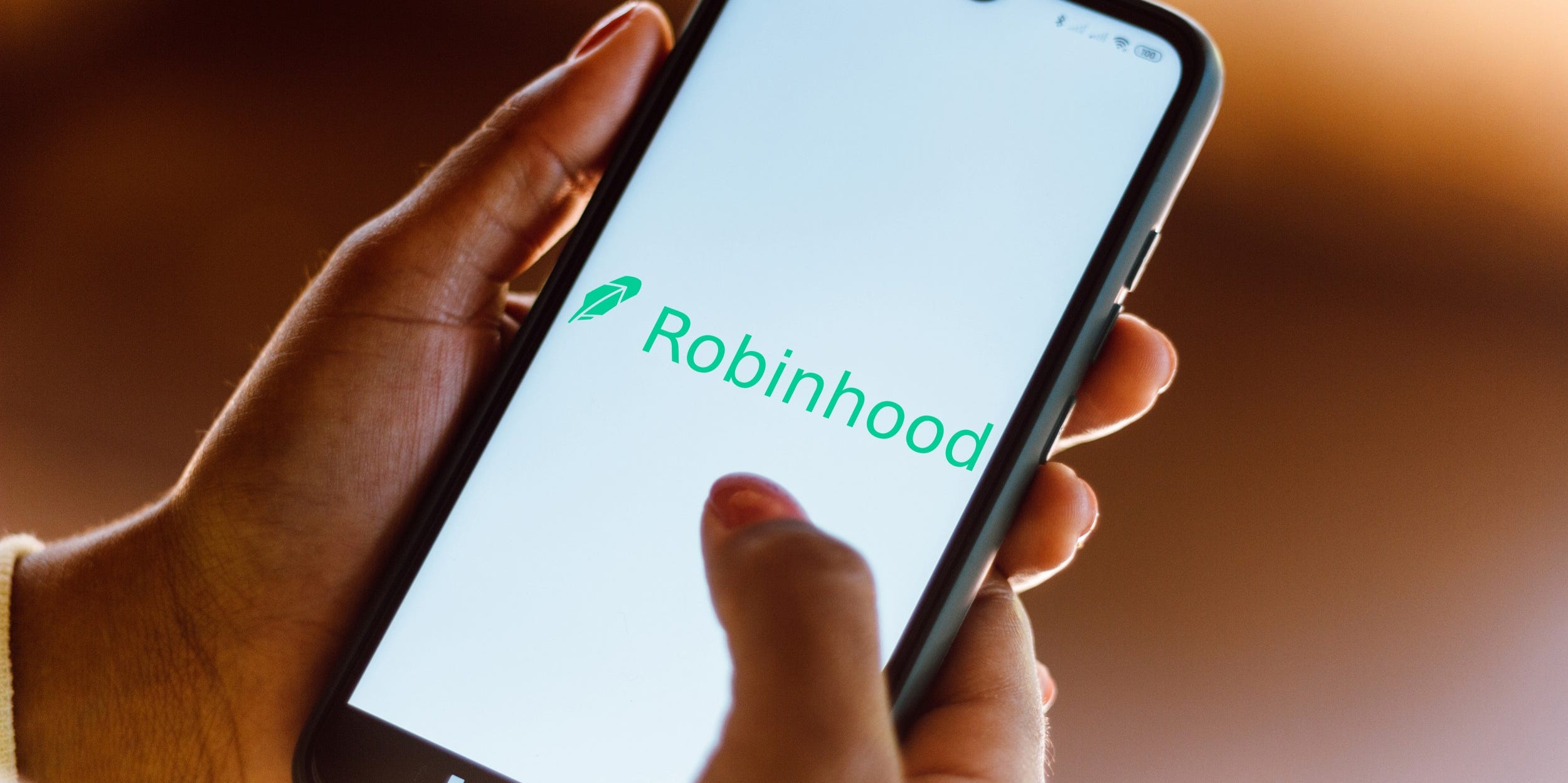 Robinhood app on phone