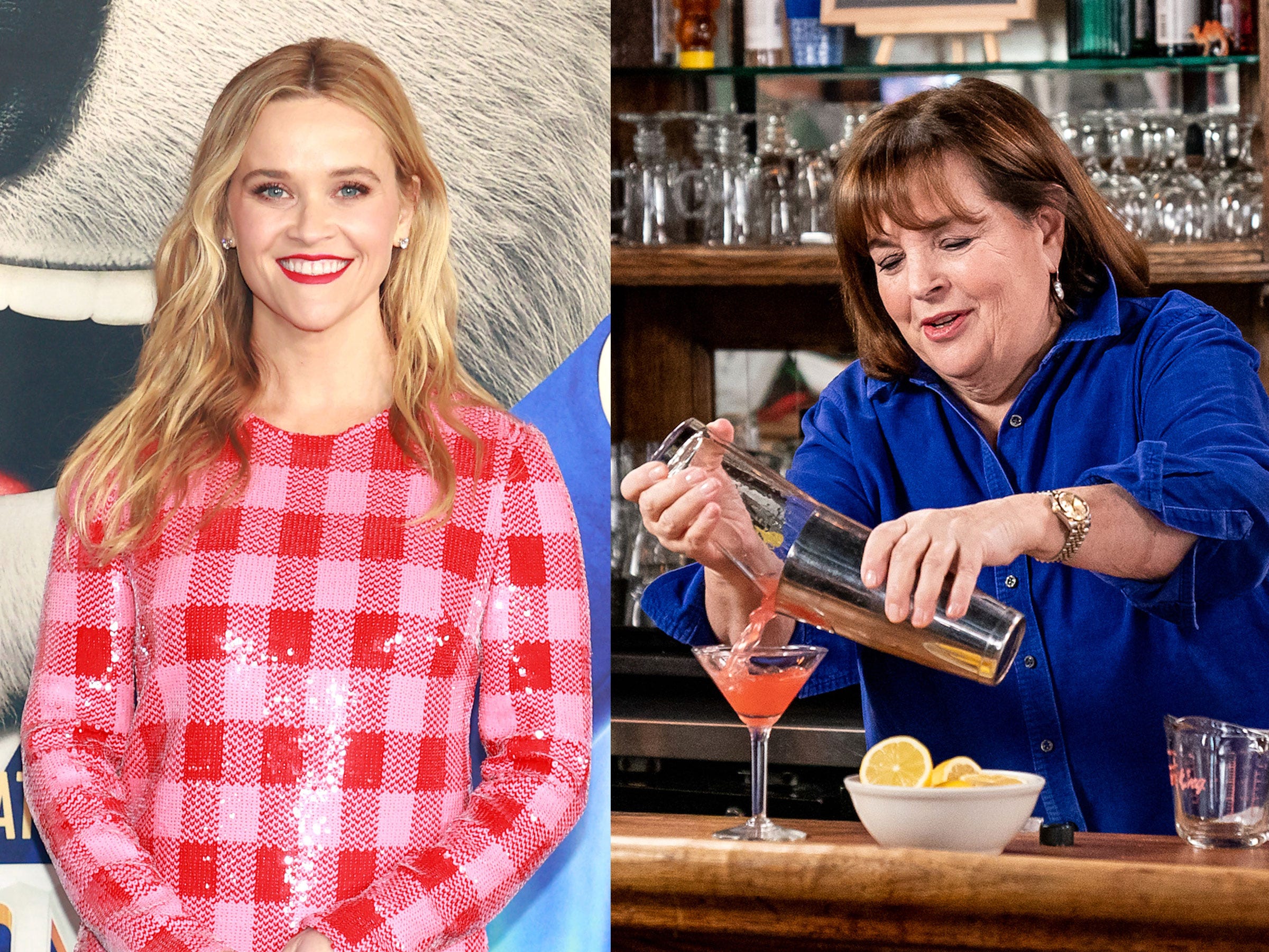 Reese Witherspoon and Ina Garten