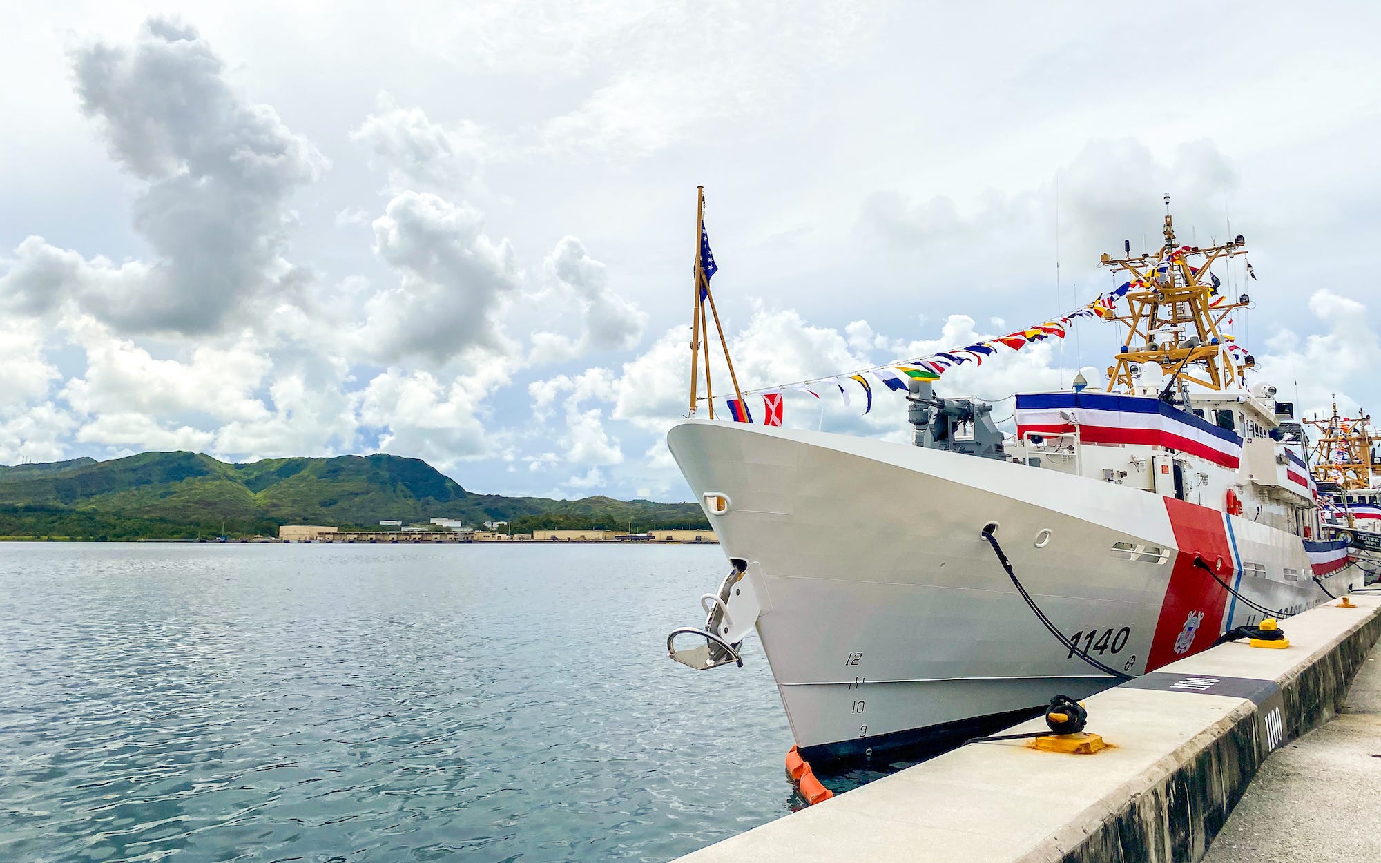 Coast Guard cutter in Guam