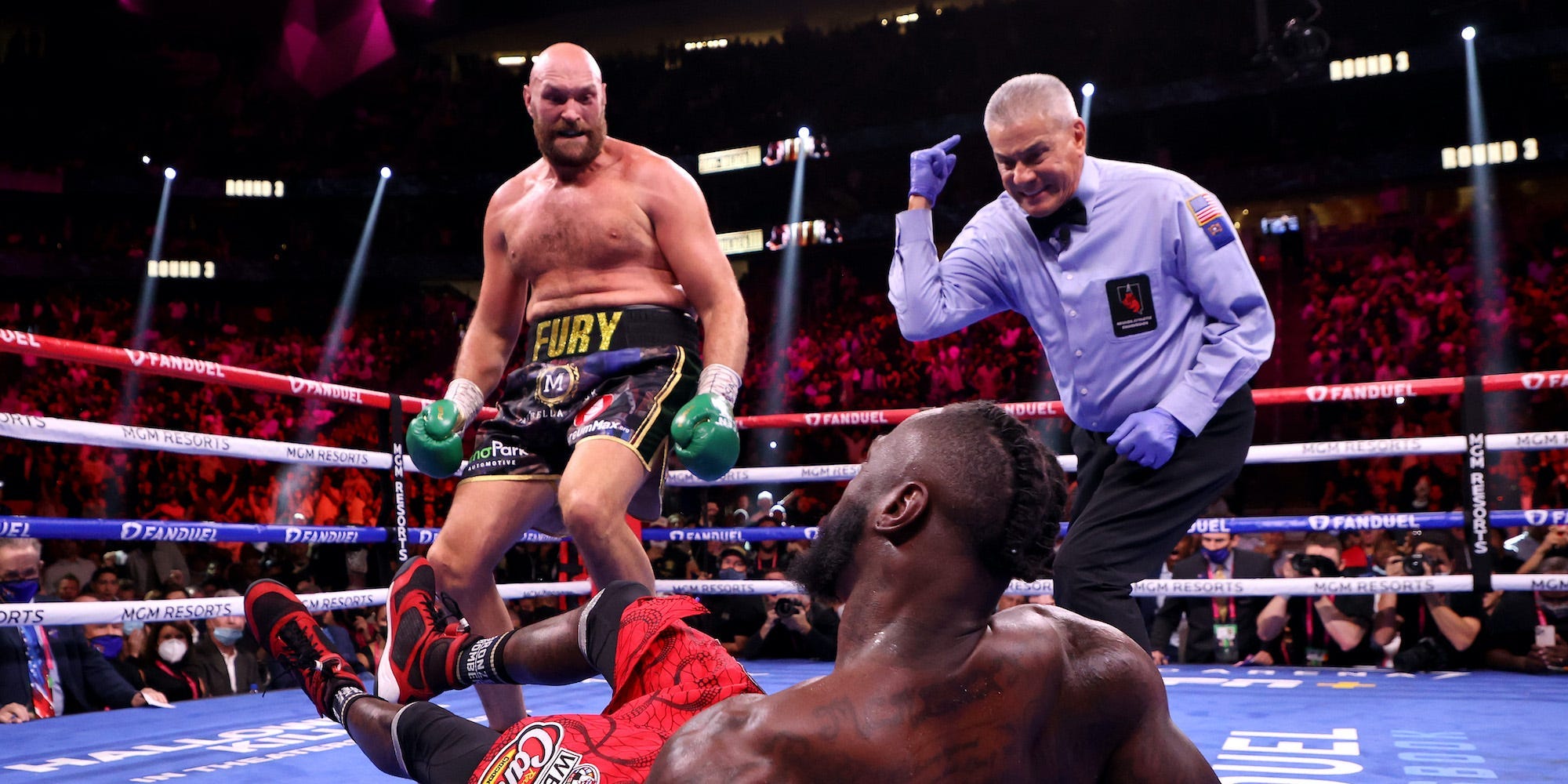 Tyson Fury and Deontay Wilder took part in a historic trilogy of boxing matches.
