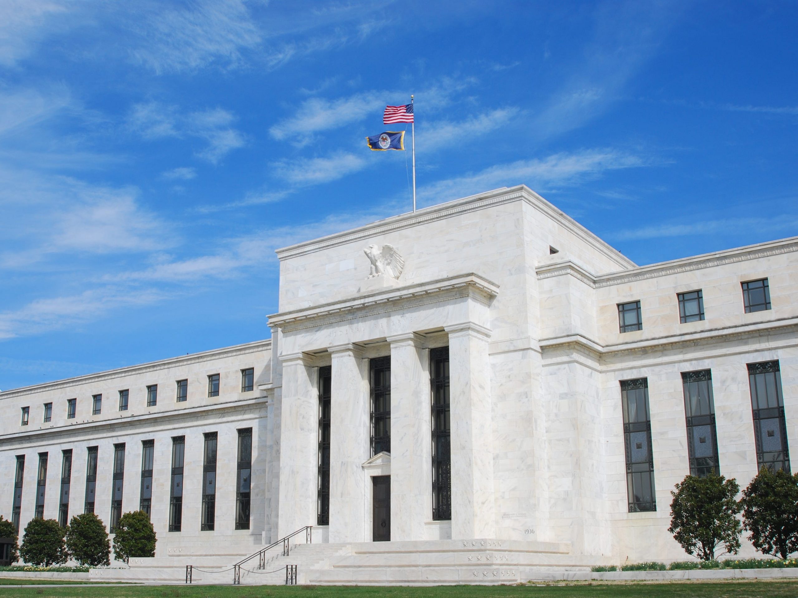 The US Federal Reserve building in Washington DC