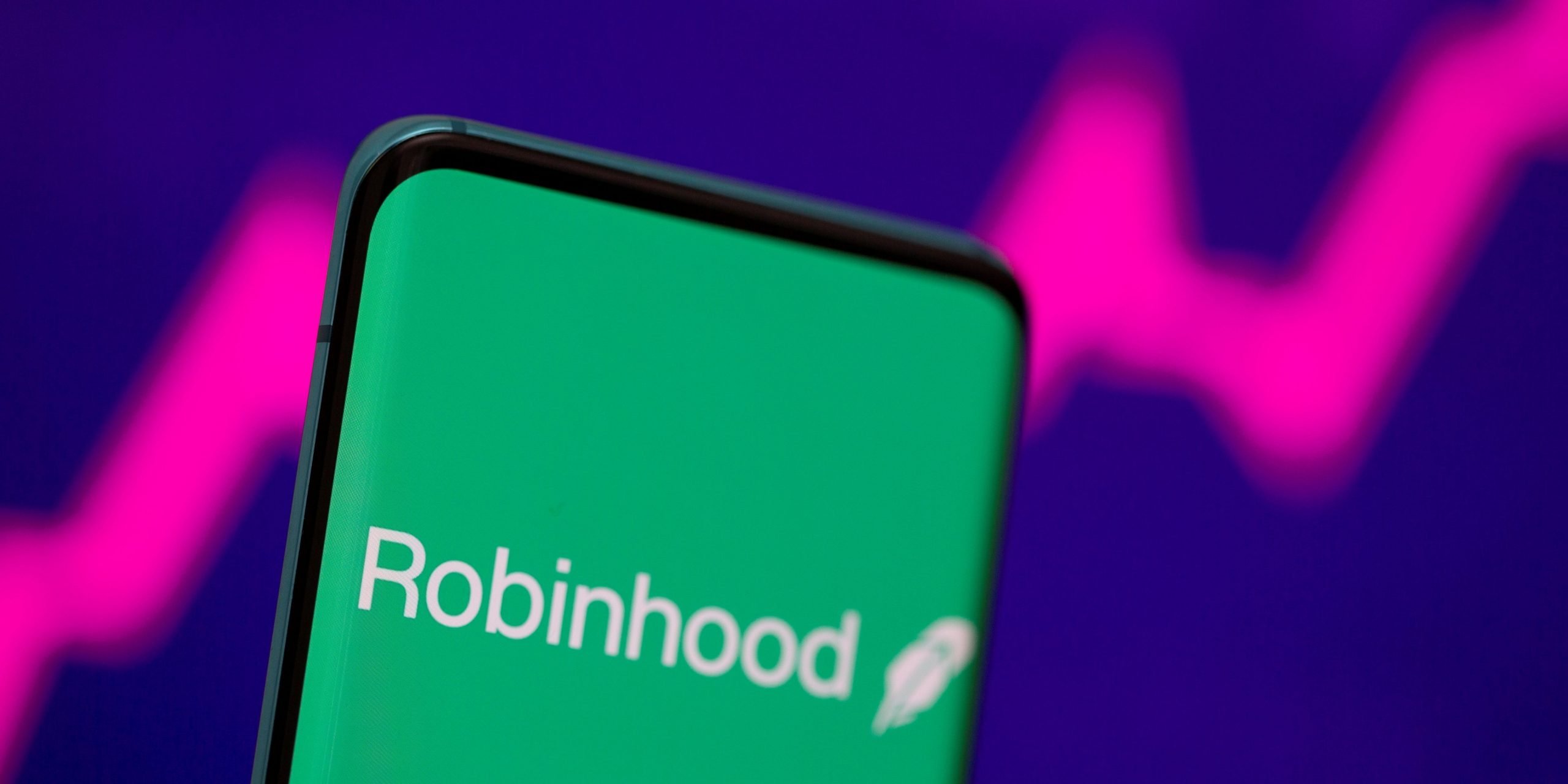 Robinhood logo stocks investing