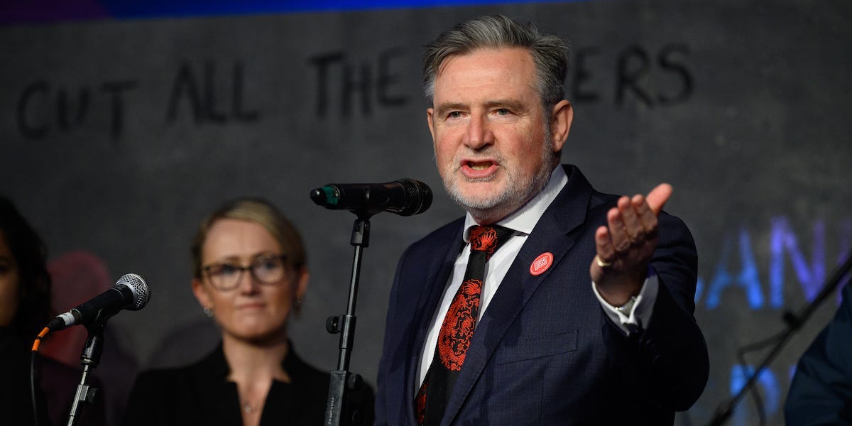 Labour MP for Brent North Barry Gardiner on September 28, 2021 in Brighton, England.