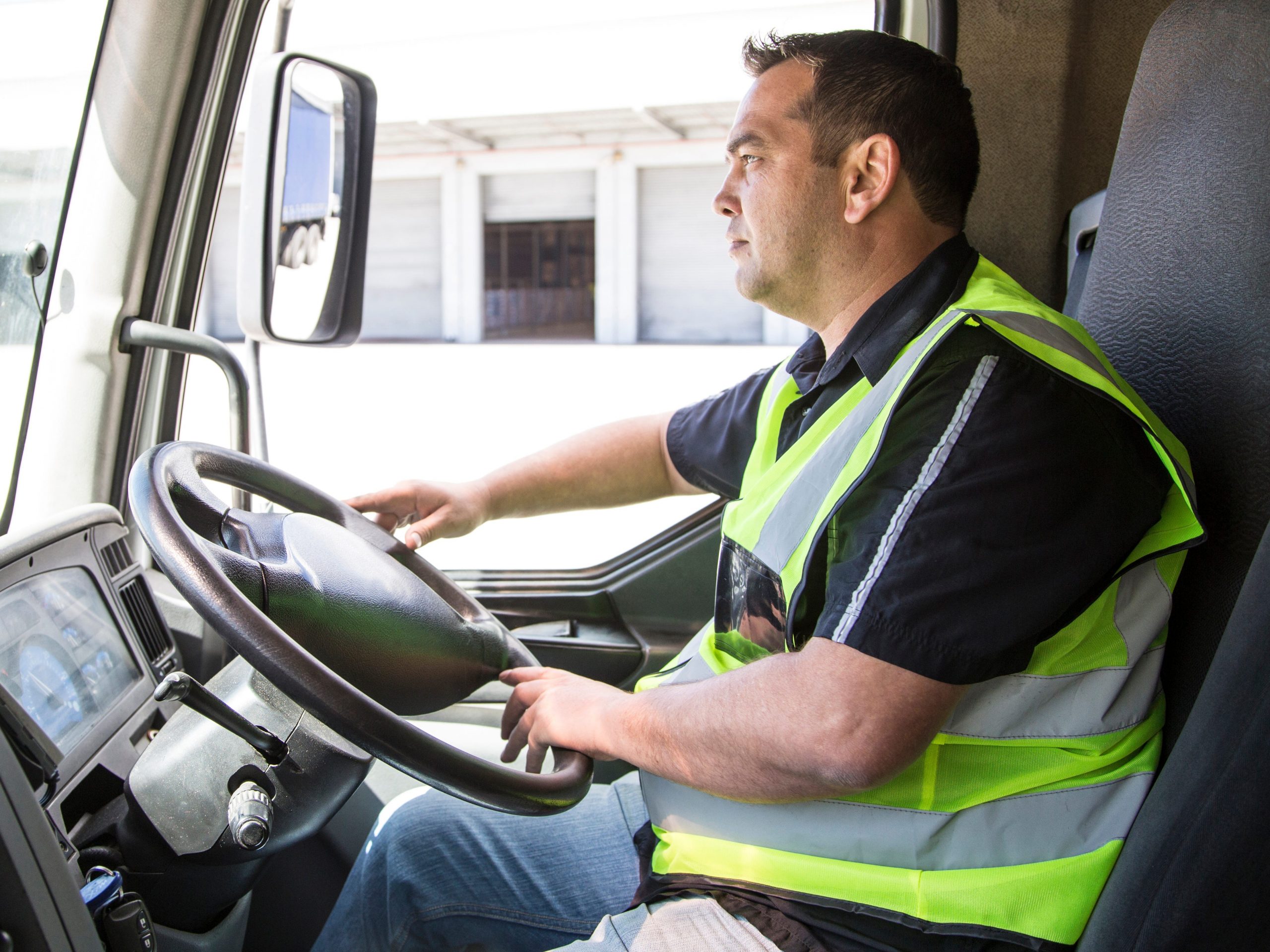 Trucker driver truck