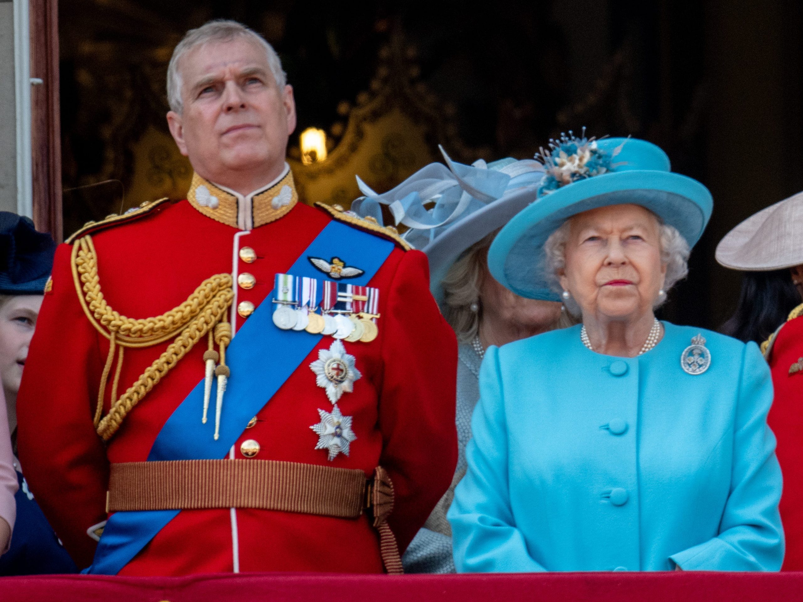 The Duke of York and Queen Elizabeth II