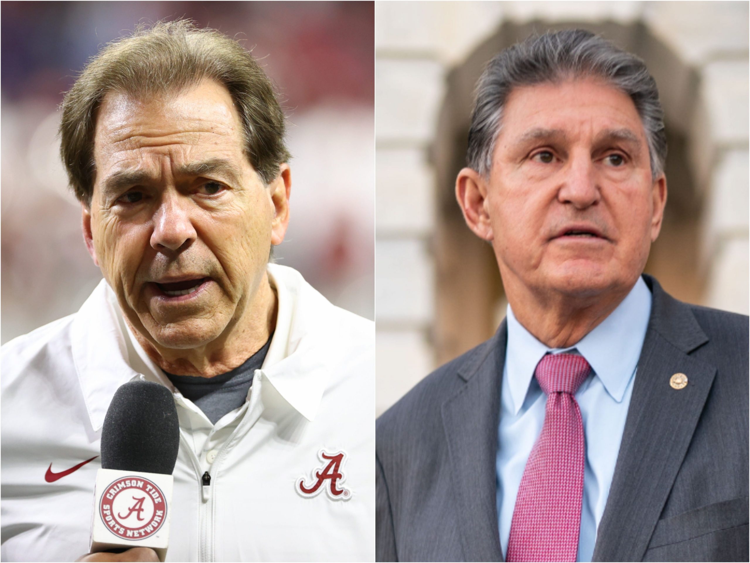 Nick Saban / Joe Manchin