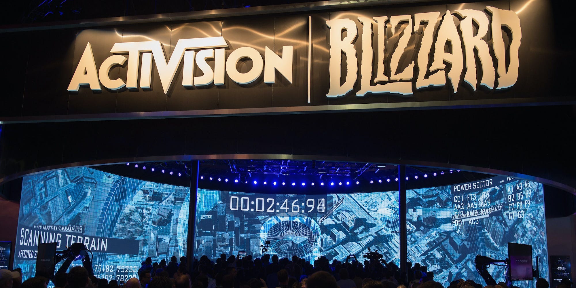 Blizzard activision booth at E3