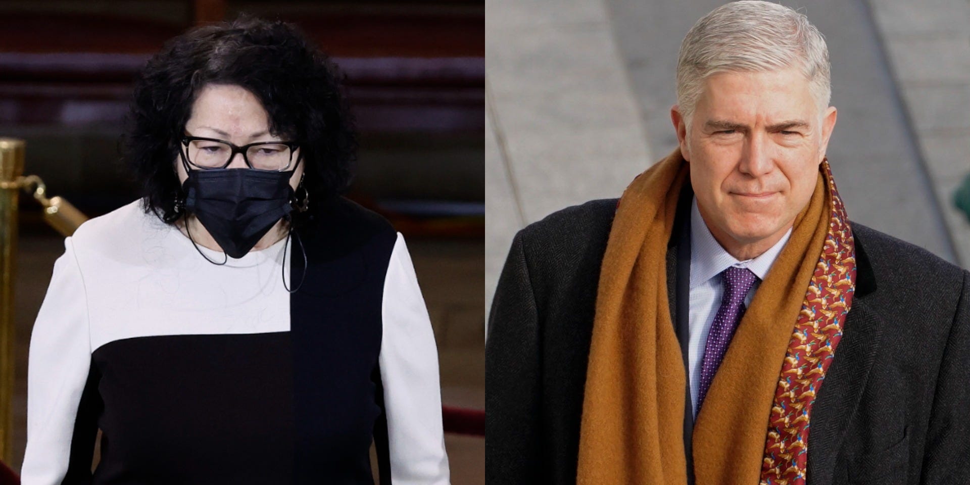 Justices Sonia Sotomayor and Neil Gorsuch