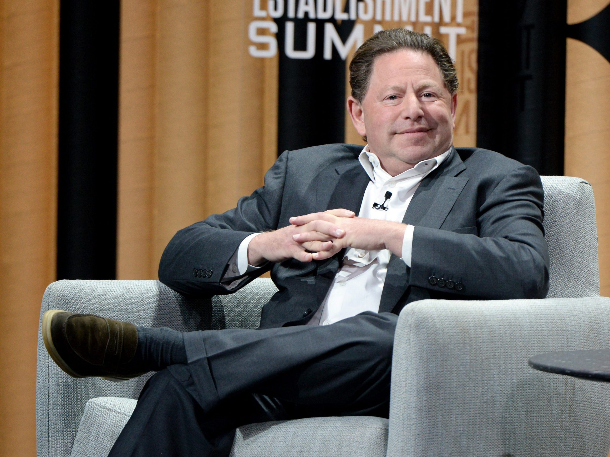 CEO of Activision Blizzard, Bobby Kotick, speaks onstage during 'Managing Excellence: Getting Consistently Great Results' at the Vanity Fair New Establishment Summit at Yerba Buena Center for the Arts on October 19, 2016 in San Francisco, California.